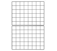 SOLUSTRE 2 pièces Lot de Panneaux Muraux Métalliques Décoratives Style pour Photos Organisation Murale Artistique Chambre Bureau