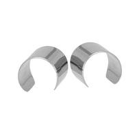 SOLUSTRE 2 pièces Manchette Oreille Acier Inoxydable Clip Non Percé Léger et Bijoux Mode Unisexes pour Fêtes et Occasions Spéciales