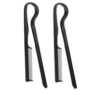 SOLUSTRE 2 pièces Peigne Lisseur V-shape Lot pour Coiffure Peigne de Coiffage Anti-brûlure pour Discipline et Style Rapide des Cheveux Outil de Coiffure Pratique pour Usage Quotidien
