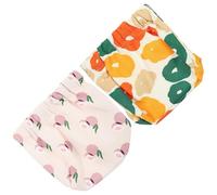 SOLUSTRE 2 Pièces Petite Trousse à Maquillage Mini Pochette Cosmétique en Tissu Oxford Composite T400, Légère, Résistante à L’Usure, pour Usage Quotidien et Paquet à Main