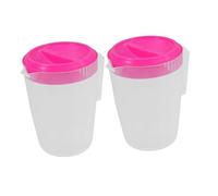 SOLUSTRE 2 pièces Set Cruches Réfrigérateur avec Couvercle Pichet Eau avec Infuseur Design Température pour Restaurant et Maison