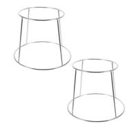 SOLUSTRE 2 pièces Support Acier Inoxydable pour Plateau Fruits de Mer Présentoir Compact et Polyvalent pour Buffet pour Sushi Huîtres Crevettes et Crabes Adapté Aux Restaurants Self