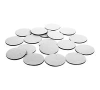 SOLUSTRE 20 Pièces Autocollant pour Tapis Antidérapant Noir | Adhésif Discret en Nylon et Lint, Usage Polyvalent pour Objets Domestiques et Nappes, Pose Simple