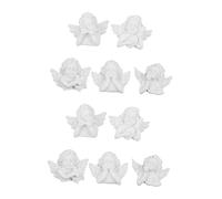 SOLUSTRE 20 pièces Baroque Style Angel Resin Phone Shell Accessories DIY Mobile Phone Ornament Decor