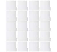 SOLUSTRE 20 Pièces Diviseurs en Plastique avec Onglets Écriturables, Séparateurs de Rangement pour Bandes Dessinées, Classement et Organisation pour Boîtes et Étagères