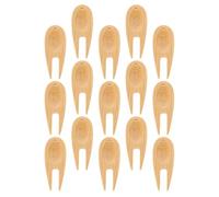 SOLUSTRE 20 Pièces Fourche à Creuser Portable de Golf, Outil de Réparation | Marqueurs de Balle et Divots, Usage sur Parcours, Finition Kaki, Léger et Pratique