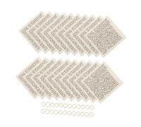 SOLUSTRE 20 Rouleaux de Porte de Mezouza Casher en Papier Imprimé Hébreu, Mini Parchemins Pré-roulés pour Bénédiction Biblique, Protection Spirituelle, Décoration Maison Juive, Mitsva