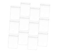 SOLUSTRE 200pièces Sachets Zipper Auto-refermants pour Bijoux Et Accessoires De Rangement Pratique pour Boucles Oreilles Et