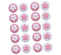 SOLUSTRE 20pièces Capuchons De Joystick Pour Manettes Switch Et Design Floral Antidérapante Accessoires De Jeu Pour Contrôleurs