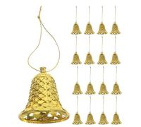 SOLUSTRE 24 Pièces Cloches Dorées Décoratives de Noël pour Sapin Charmant Installation Facile Ornements Suspendus pour Décoration Festive