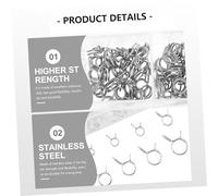 SOLUSTRE 250 pièces Collier Serrage Tuyau à Ressort Clip Silicone pour Durite Eau et Essence Installation Facile et Fixation Stable pour Auto Agriculture