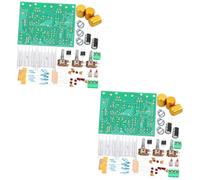 SOLUSTRE 2ensembles Amplificateur De Puissance Carte Amplificateur Stéréo à Double Canal Kit pour Assemblage Audio avec Bouton Doré pour Haut-parleurs