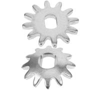 SOLUSTRE 2pcs Engrenage en Fer pour Cric Hydraulique Extra Plat, Accessoires Solide et Faciles à Installer pour Réparation de Cric Lors de Réparation Automobile