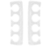 SOLUSTRE 2pcs Séparateurs D'orteils en Silicone Doux et Légers pour Pédicure, Entretoises Pratiques pour Petit Orteil, Outil Simple et Confortable pour Femmes Lors de Soins des Pieds