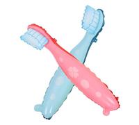SOLUSTRE 2pièces Ballon Brosse à Dents Pour Fête Garçon Fille Accessoire Éducatif Adorable Pour Promouvoir Hygiène Chez Les Tout-petits