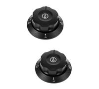 SOLUSTRE 2pièces Bouton De Contrôle De Température Pour Four Et Friteuse Remplacement Résistant Chaleur Compatible Avec Appareils Électroménagers Précis