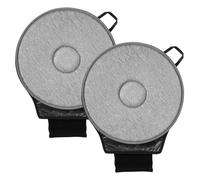 SOLUSTRE 2pièces Coussin de Siège Pivotant et Léger pour Voiture Adapté aux Femmes Enceintes et Seniors avec Base Antidérapante et Tissu Confortable