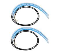 SOLUSTRE 2pièces Lot De Barres Lumineuses Décoratives Led Flexibles Bicolores Sangles Pour De Pour Voiture Et