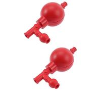 SOLUSTRE 2pièces Pipette De Caoutchouc Poire Aspiration Quantitative Avec Valves Pour Expériences Chimie Agriculture Et Enseignement