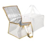 SOLUSTRE 2pièces Sac De Pique- Grand Volume pour Déjeuner Sacs De Transport Réutilisables pour Repas pour École Travail Et Camping