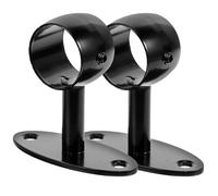 SOLUSTRE 2pièces Support de Main Courante Mural Acier Inoxydable Lot de Supports Robustes pour Escalier Fixation Stable et Esthétique pour Garde-corps Intérieur