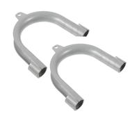 SOLUSTRE 2pièces Support U pour Tuyau Évacuation de Machine à Laver Crochet de Fixation Lot de Guides-tuyaux Ajustables Compatible Large Gamme de Lave-linge