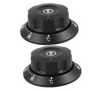 SOLUSTRE 2pièces Thermostat De Contrôle De Température Pour Four Et Friteuse Bouton De Remplacement Avec Échelle Précis Pour Cuisson Optimale