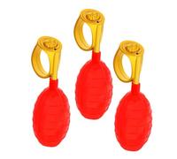 SOLUSTRE 3 Pièces Anneau de pulvérisation d'eau pour toute la personne jeu d'extérieur jeu de sociéte jouets à jet d'eau avec anneau de pulvérisation d'eau Plastique rouge