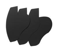 SOLUSTRE 3 pièces Carte Amélioration Contour Barbe Homme Outil Coiffure DIY pour Design Ligne Cheveux Carte Améliorant Densité Barbe et Fibre Capillaire Noir Robuste Pratique pour Salons