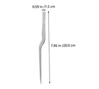 SOLUSTRE 3 pièces Pince à Épiler Acier Inoxydable Pince Précision Cuisine Chef pour Arêtes de Poisson et Dressage Ustensiles Réutilisables pour Maison et Restaurant