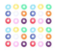 SOLUSTRE 36 séparateurs de taille pour vêtements : marqueurs pour penderie, séparateurs pour vêtements de bébé, rangement pour chambre d'enfant, organisation de la maison.