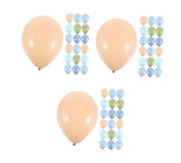 SOLUSTRE 360 Pièces Ballons Rétro Couleurs Fumées pour Décorations de Fête Anniversaire Mariage Shower Kit Unique et pour Célébrations Festives