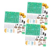 SOLUSTRE 3ensembles Amplificateur Audio Stéréo Double Canal Carte De Circuit Imprimé avec Modules De Puissance pour Subwoofer Et Haut-parleurs Kit Complet avec Bouton Rotatif