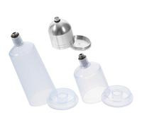 SOLUSTRE 3pcs Pot à Aérographe Remplaçable 10ml 20ml 40ml Compatible Aérographe en Plastique et Métal pour Modélisme et Dessin Camouflage