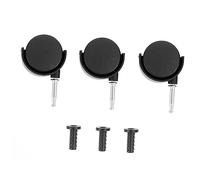 SOLUSTRE 3pièces Roulette Pivotante Plastique Roulettes Pour Aspirateur Et Meuble Lot De Réutilisables
