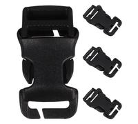 SOLUSTRE 4 Boucles à Libération Rapide en Plastique Pom 2,5 Cm pour Paquet et Gilets Tactiques, Clips Résistants à L'usure Capacité de Charge Élevée pour Équipement de Camping