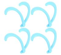 SOLUSTRE 4 Paires de Bandeaux de Masque en Silicone Bleu Léger et Facile à Transporter, Accessoires Confortables pour Attache-Masque Anti- Adaptés Usage Quotidien