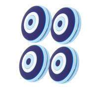 SOLUSTRE 4 Pièces Amtisseur de Raquette de Tennis en Silicone Rond Léger pour Entraînement et Matchs, Absorbeur de Vibrations Bruit