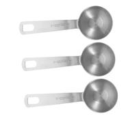 SOLUSTRE 4 Pièces Cuillères à Mesurer Inox Précision pour Épices Cuisine Pâtisserie Café