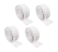 SOLUSTRE 4 pièces Filet Élastique pour Viande Filet à Saucisson et Charcuterie Maille Extensible pour Cuisson et de Jambon Saucisse et Porc