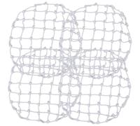 SOLUSTRE 4 pièces Filets de Sécurité pour Regard Rond Polyester Filet Chute pour Couvercles de Puisard Extérieur Protection pour Inspection Égout