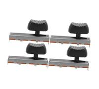 SOLUSTRE 4 pièces Potentiomètre Coulissant Interrupteur Push Pull Volume Stéréo pour Table de Mixage Console Durabilité Métallique