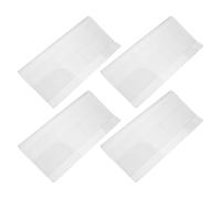 SOLUSTRE 4 Pièces Protège-cahier Format 48k en Pvc Mat Résistant la Déformation Traces de Doigts pour Carnet et Journal, pour Bibliothèque