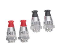 SOLUSTRE 4 pièces Soupape de Sécurité Autocuiseur Aluminium Haute Résistance Valves de Décharge Pression Accessoires de Cuisine pour Fonctionnement Sûr
