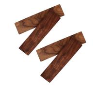 SOLUSTRE 4 Planches en Bois de Noyer Massif, Surface Lisse Résistante Gauchissement, pour Projets DIY et Décoration Intérieure