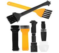 SOLUSTRE 48 pièces Brosses de Nettoyage pour Rasoir et Tondeuse Petites Brosses pour Nettoyer les Rainures Accessoires Pratiques pour Éliminer Poussière et Électricité Statique