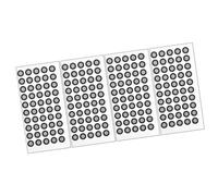 SOLUSTRE 4feuilles Film Réfléchissant pour Marquage De Points Appareil De Numérisation Marqueurs Réfléchissants Adhésifs Et Faciles à Utiliser