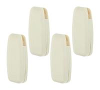 SOLUSTRE 4pcs Poids de Chaîne pour Stores Enrouleurs en Pom Beige, Poignée Carrée Ergonomique, Design Minimaliste, pour Fenêtres Résidentielles et Commerciales