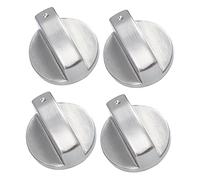 SOLUSTRE 4pièces Bouton De Commande De Cuisinière Alliage De Zinc Remplacement Pour Boutons De Brûleur Compatible Plupart Des Cuisinières à Gaz