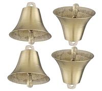 SOLUSTRE 4Pièces Coffret de Cloches de Bétail pour Animaux de Ferme Cloches pour Moutons et Vaches Accessoires pour Prévenir la Perte Animaux
